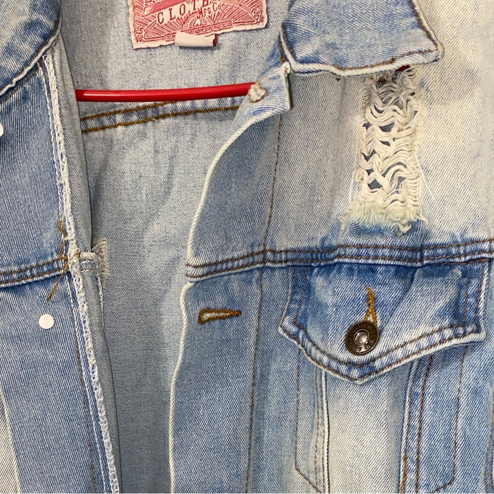 Distressed Denim Jacket - Picture 4 of 4